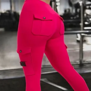 yoga kleding dames - felle roze kleur voor energieke workouts