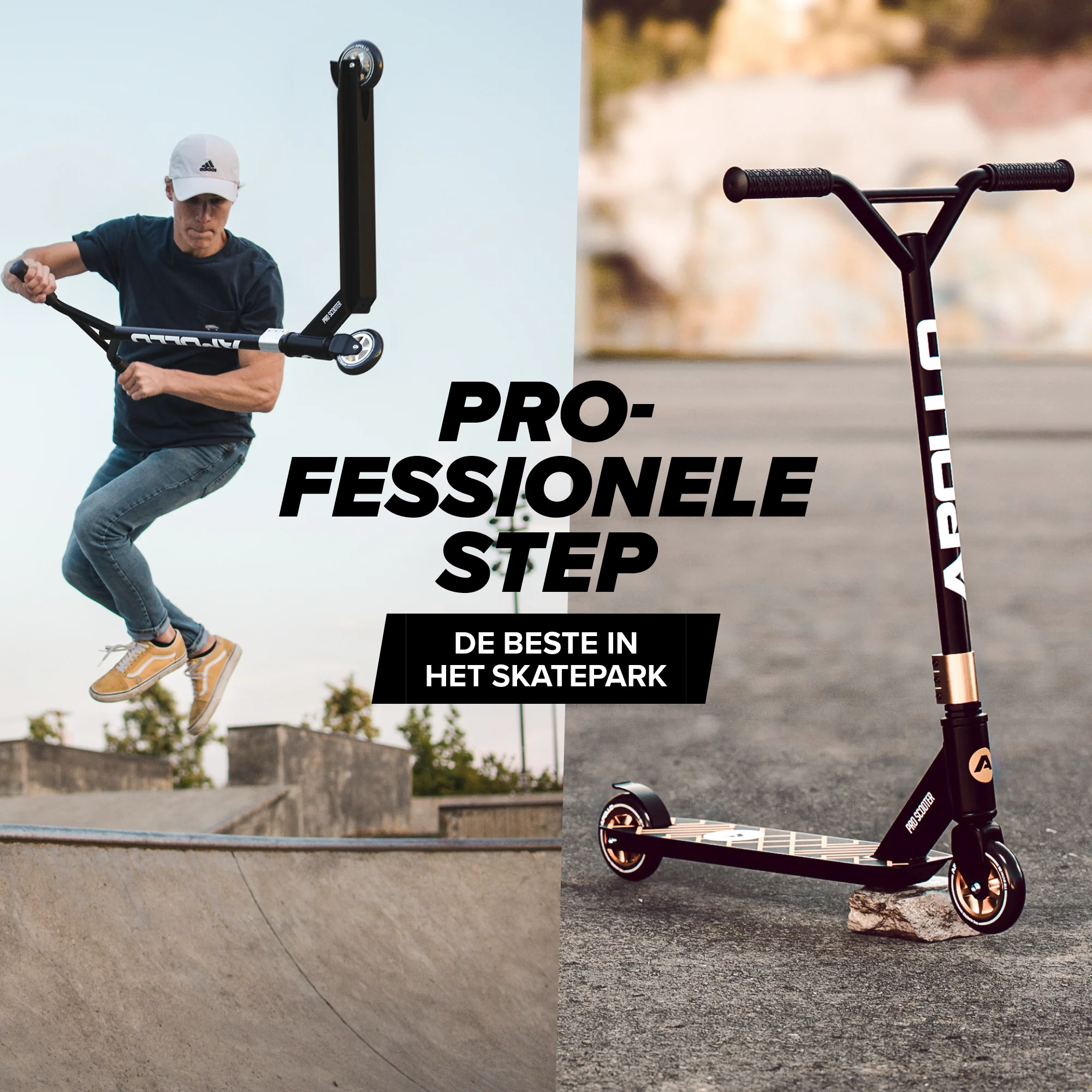 Stunt Scooter 'Genius Pro' hoogwaardige stuntstep met ABEC 9 kogellagers - Afbeelding 5