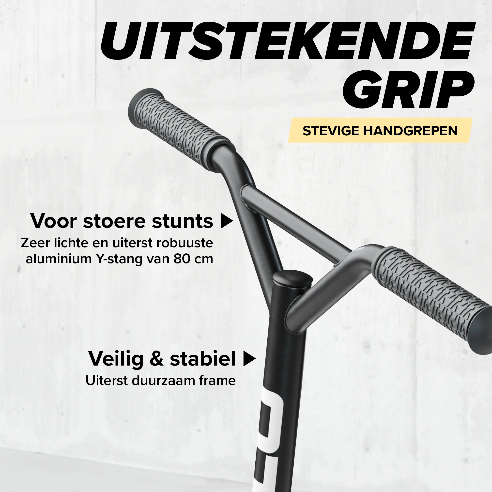 Stunt Scooter 'Genius Pro' hoogwaardige stuntstep met ABEC 9 kogellagers - Afbeelding 4