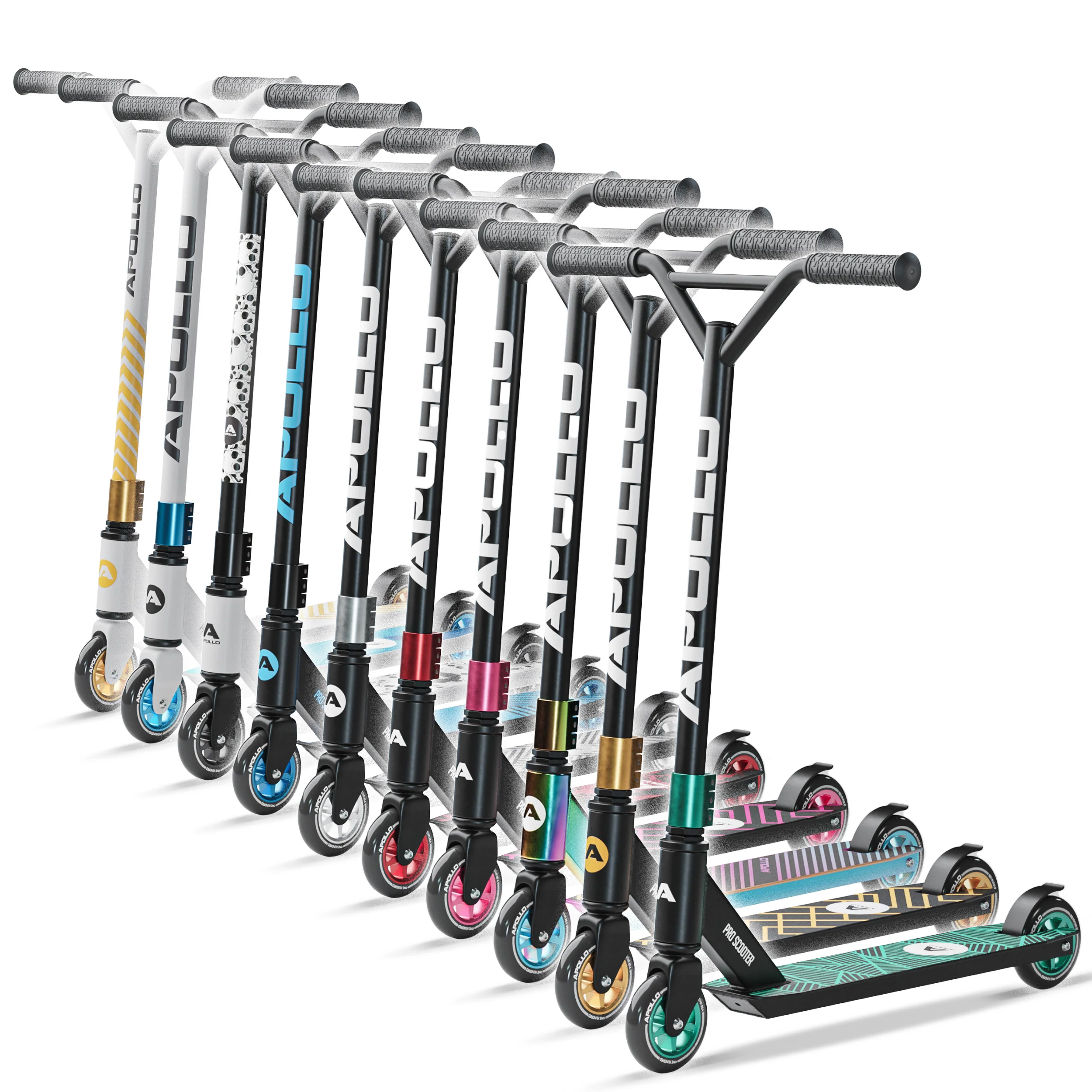 Stunt Scooter 'Genius Pro' hoogwaardige stuntstep met ABEC 9 kogellagers - Afbeelding 2