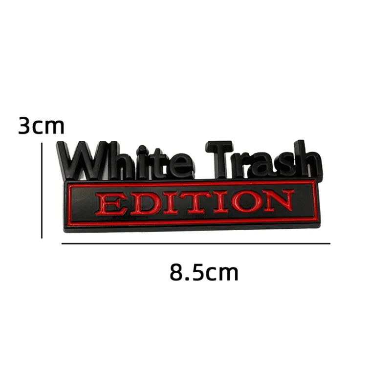 auto stickers - White Trash Edition met opvallende kleurencombinaties - Afbeelding 6