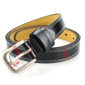 Riemen heren - Robuuste leren riem met stijlvolle afwerking voor een gedistingeerde look