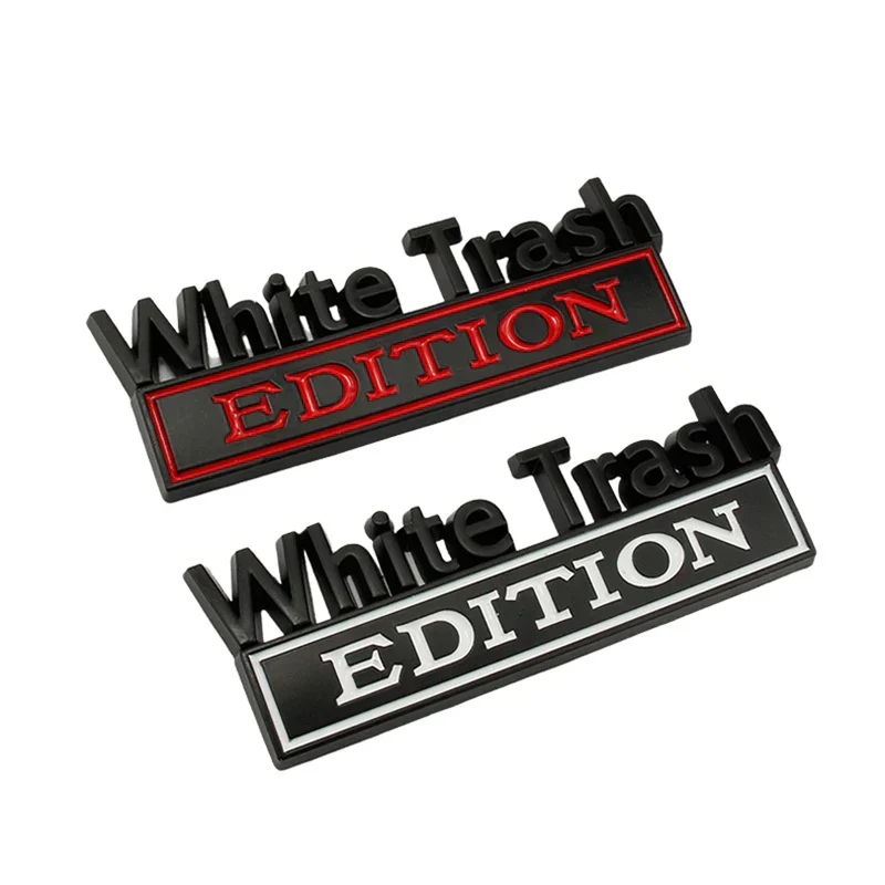 auto stickers - White Trash Edition met opvallende kleurencombinaties - Afbeelding 5