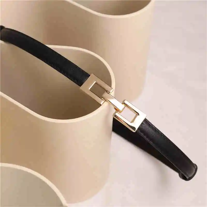 Riem Dames - Elegante Leerlook met Uniek Sluitmechanisme - Afbeelding 8