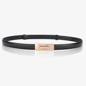 Riem heren - Elegante leren riem met minimalistische gesp voor een stijlvolle look