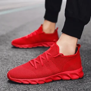 Zomerse heren schoenen - Witte luchtige sneakers voor ultiem comfort