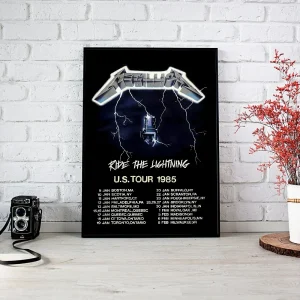 Posters - Metallica Collectie met Iconische Designs voor Muurdecoratie