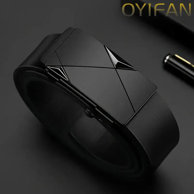 Riemen heren - Elegante zwarte ontwerpen voor een stijlvolle look - Afbeelding 4