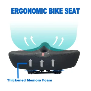 Fietszadel - Comfortabel en Ergonomisch Design voor Lange Ritten