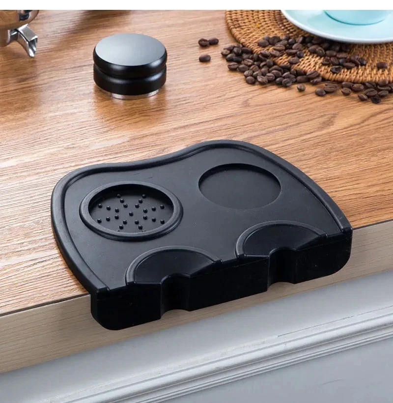 koffiewaar - Silicone Tamper Station met Houten Tamper voor Perfecte Espresso - Afbeelding 4