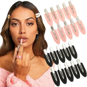 haar accessoires dames - set van 18 gekleurde haarclips voor elegante styling