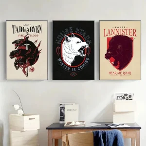 Posters - Iconische Game of Thrones Designs voor Ultieme Muurdecoratie