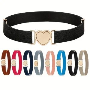 riem dames - Elegante hartvormige gesp in diverse kleuren
